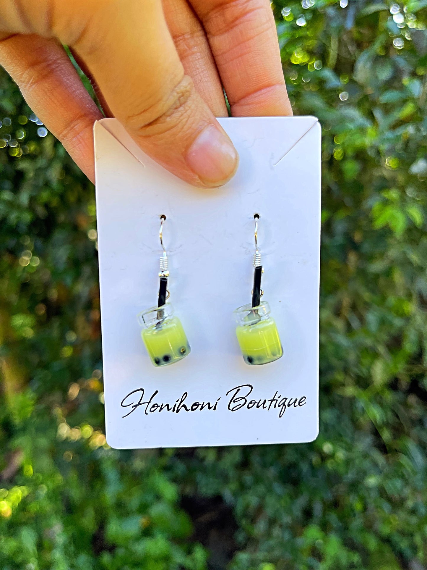 Boba Tea Earrings