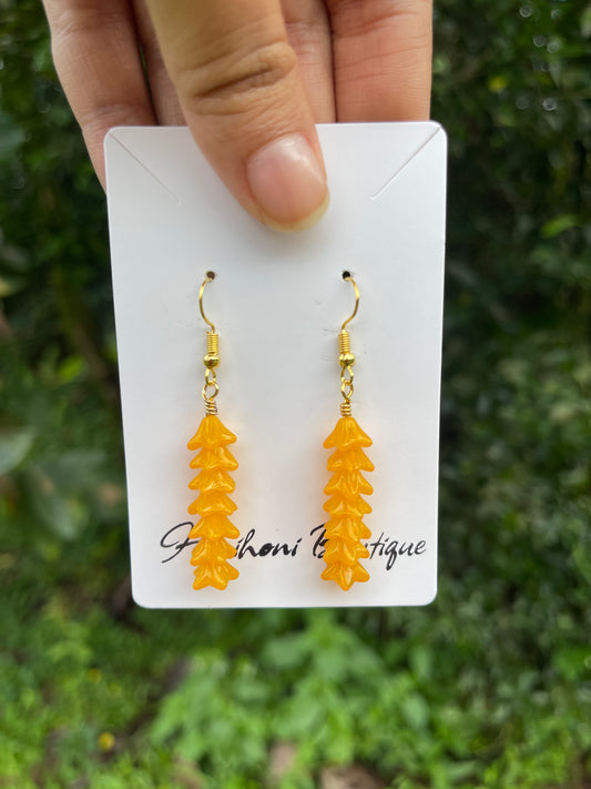 Puakenikeni 'Ehiku Stack Earrings (Gold/Silver)