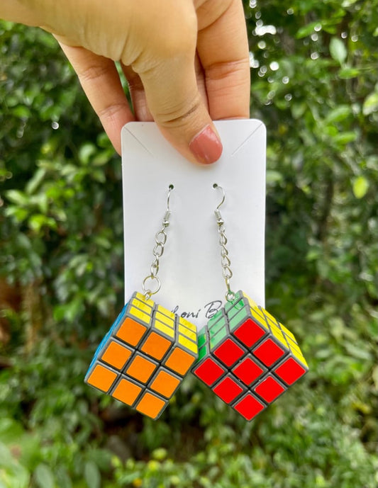 Rubix Cube Earrings