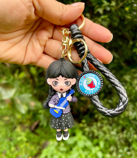 Wednesday Addams Keychains